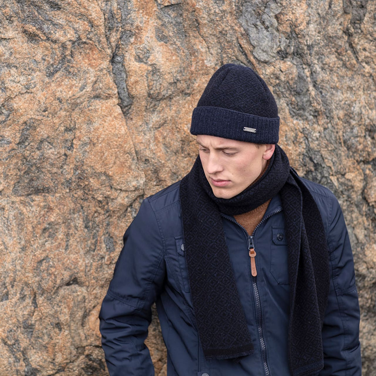Sätila - Granite マフラー (472 Blue/Black)_S17801