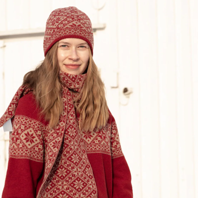 Sätila GRACE 帽子_Dark Red