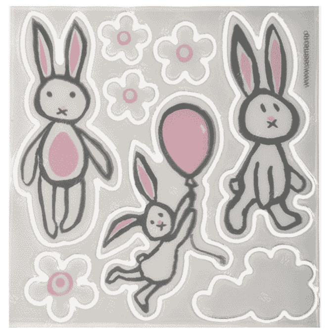SeeMe ステッカータイプ リフレクター (Bunny)