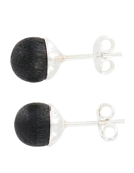 Aarikka ピアス Marja 40（coal）- A594