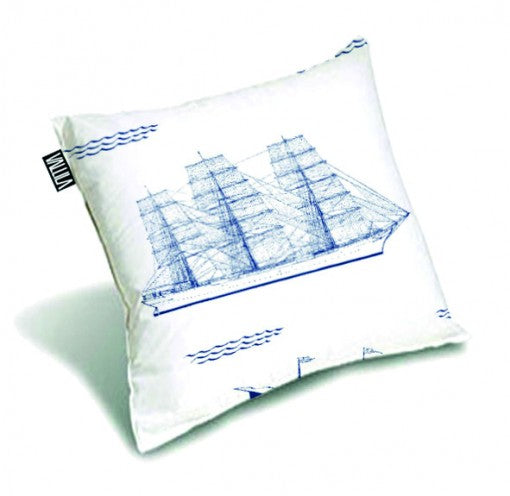 Vallila クッションカバーLaivasto-White/Blue