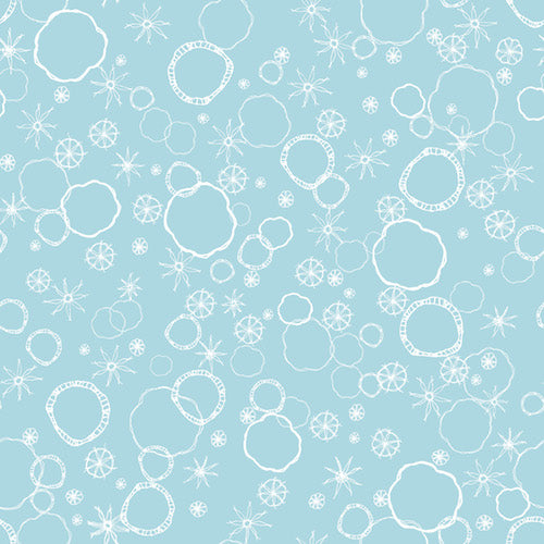 Dashwood ? Prairie : Teal stitchy circles