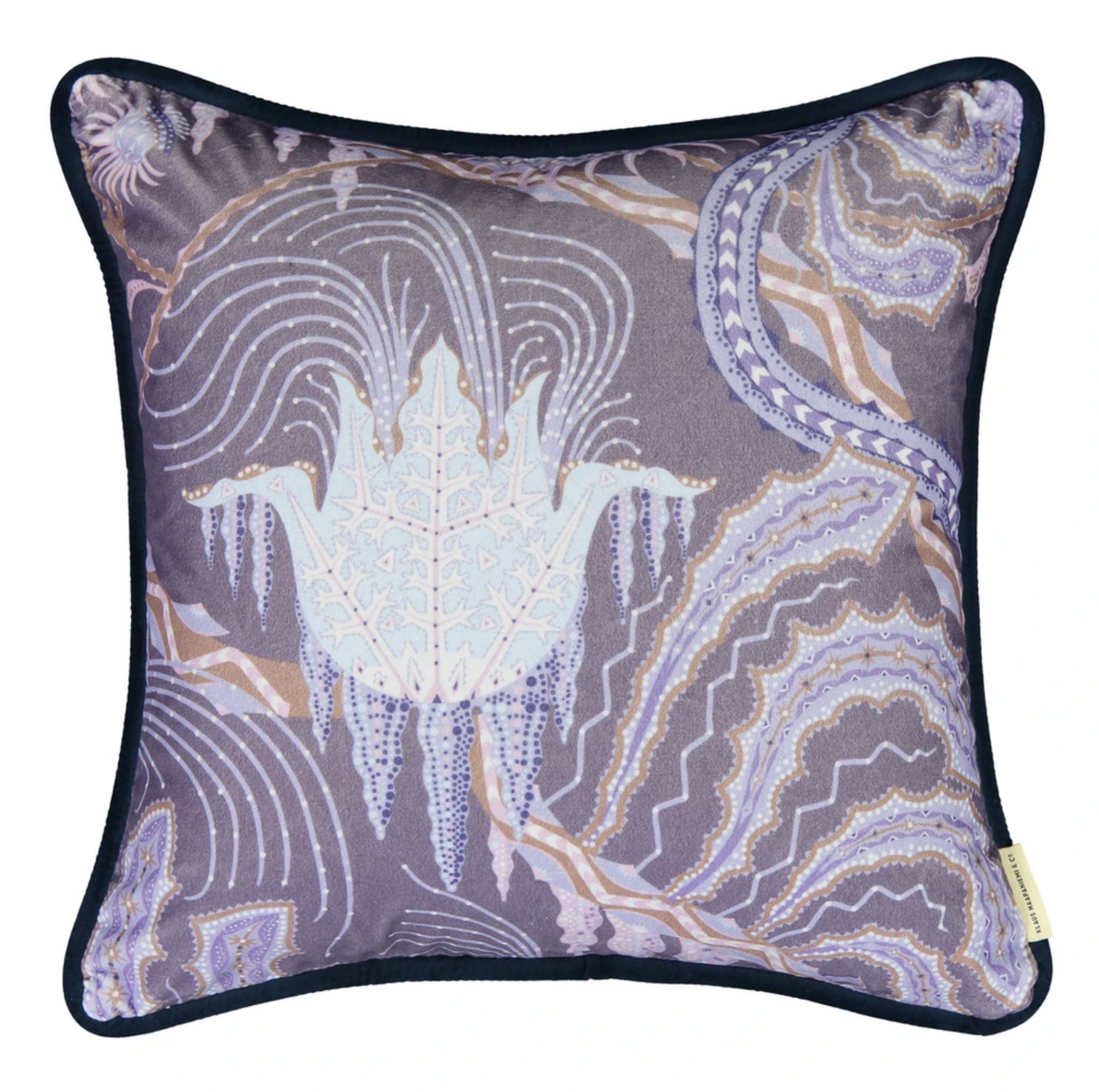 Klaus Haapaniemi クッションカバー : Ice Palace Blue Velvet Cushion [18063]