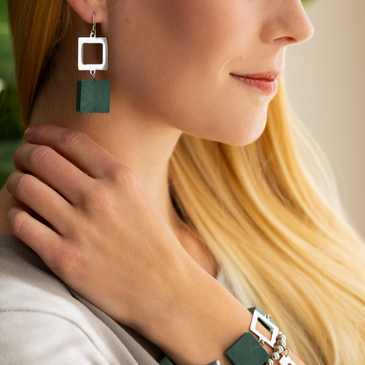 Aarikka  ピアス ADELE  (Bluish-green)U893-A09063