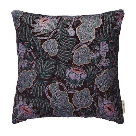 Klaus Haapaniemi クッションカバー : Iceflower Brown Velvet Cushion [18065]