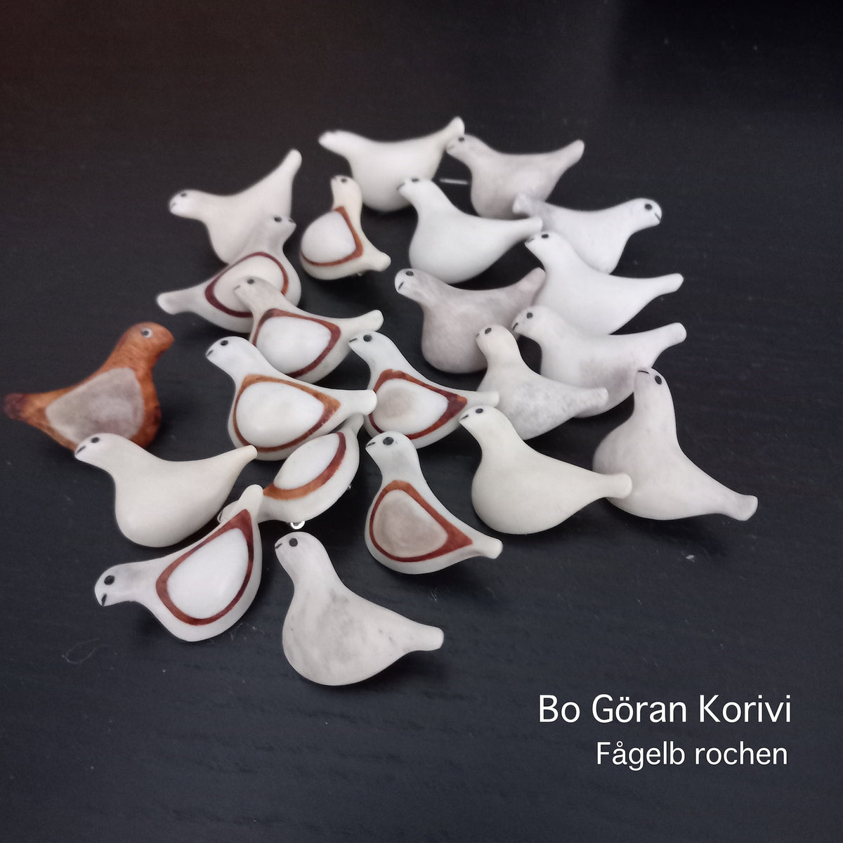 Ripa  雷鳥のブローチ   [Bo Göran Korivi]