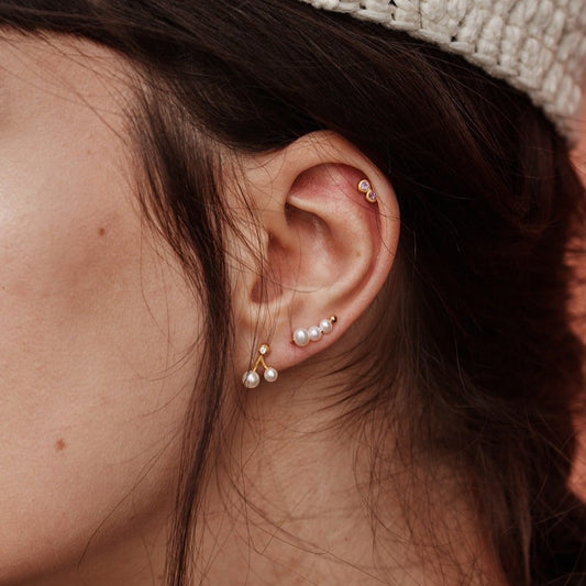 byBiehl Cocoチェリースタッズ <Coco Cherry スタッドピアス>