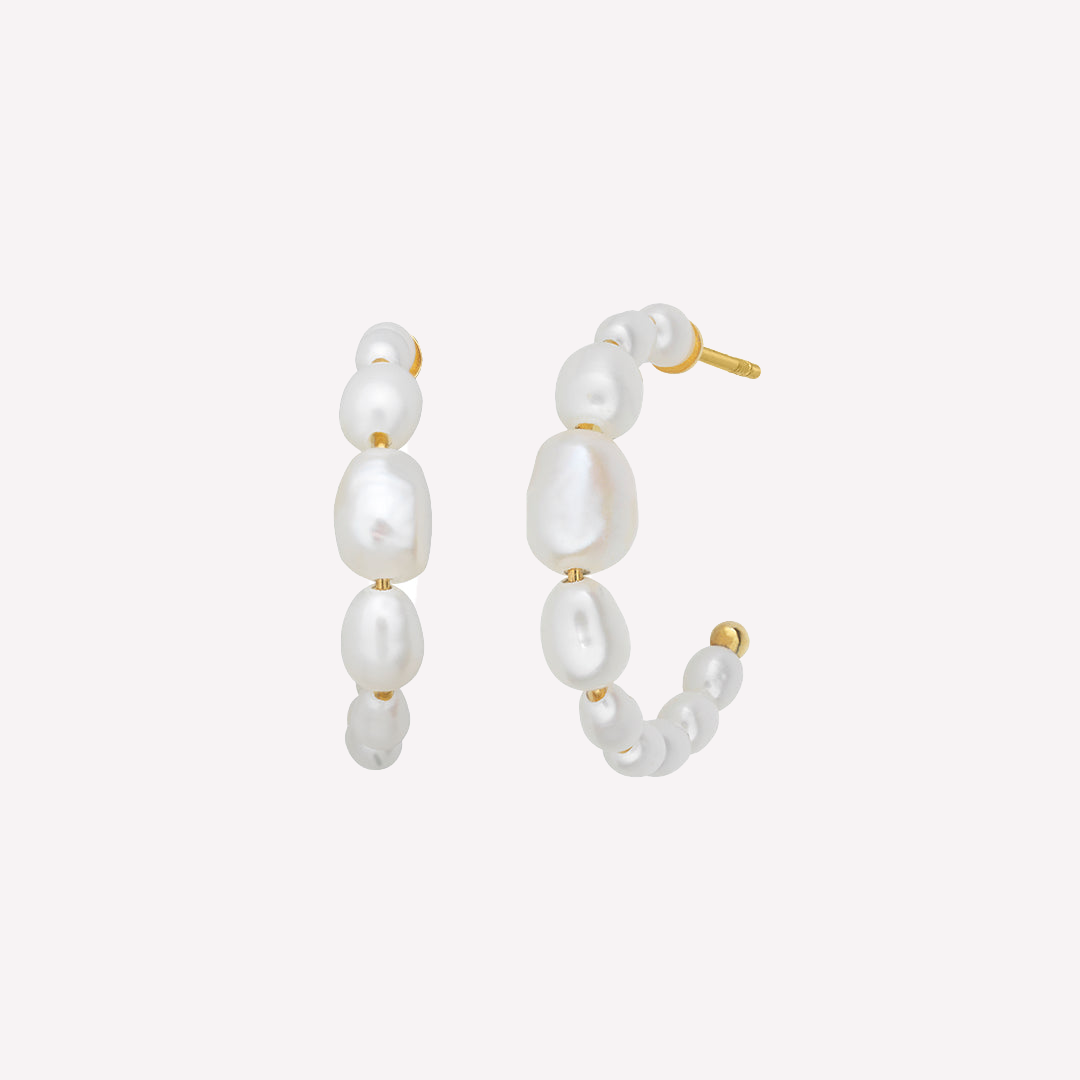 byBiehl Auraフープピアス <Aura pearl フープピアス>